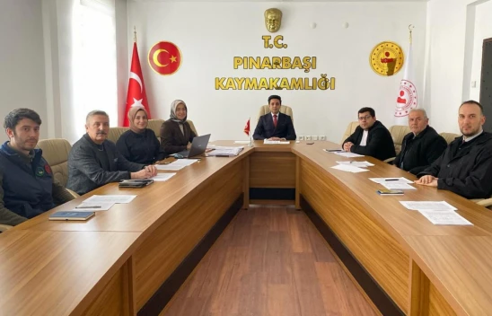 Pınarbaşı'nda Sosyal Yardım Toplantısı