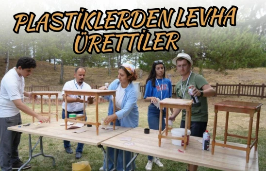 Plastiklerden Levha Ürettiler