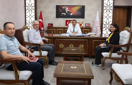 Prof. Dr. Şerif Demir'den İl Millî Eğitim Müdürüne Ziyaret