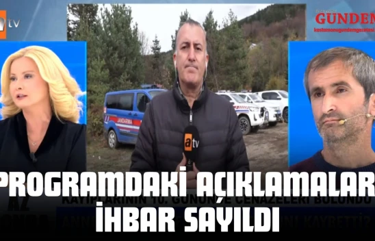 Programdaki Açıklamalar İhbar Sayıldı