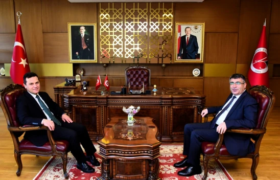 Rektör Aktekin'den Rektör Topal'a Ziyaret