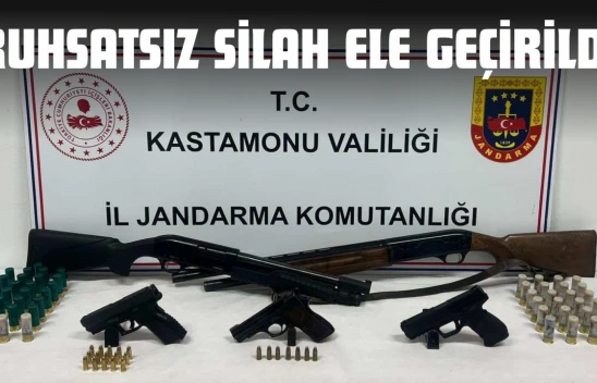 Ruhsatsız Silah Ele Geçirildi
