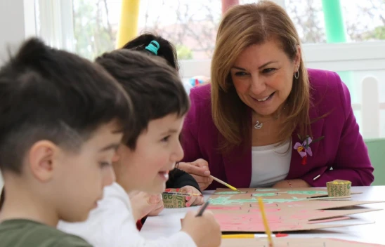 Safranbolu Belediye Başkanı Köse, çocuklarla bir araya geldi