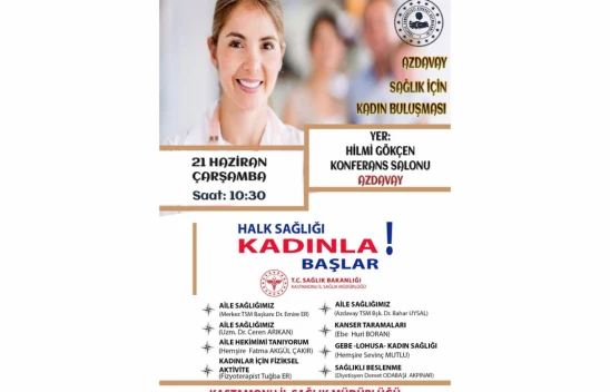 Sağlık İçin Kadın Buluşması gerçekleştirilecek