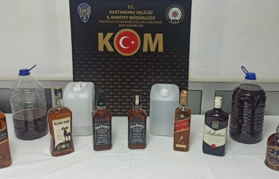 Sahte Alkol Ele Geçirildi