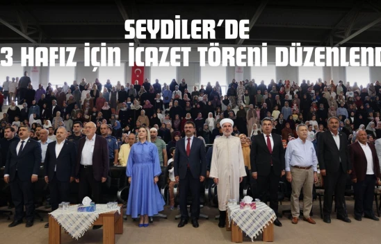 Seydiler'de 43 Hafız İçin İcazet Töreni Düzenlendi