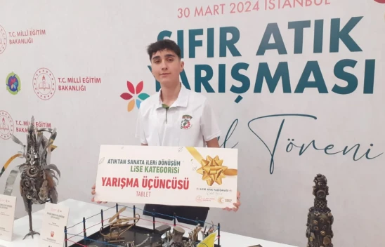 Sıfır Atık Yarışması'nda Türkiye 3'üncülüğü