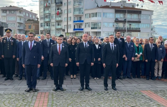 Sinop'ta 10 Kasım Töreni