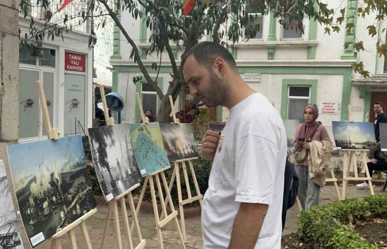 Sinop'ta Deniz Şehitleri İçin Resim Sergisi Açıldı