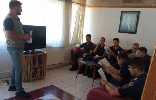 Sinop'ta İlçe Jandarma Komutanlığına Eğitim 