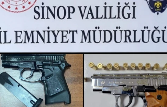 Sinop'ta Magandalara Suçüstü: 2 Gözaltı