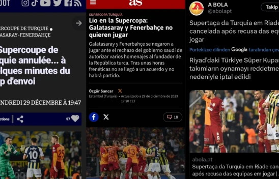 Süper Kupa Finalinin İptali, Avrupa Basınında Nasıl Yer Buldu