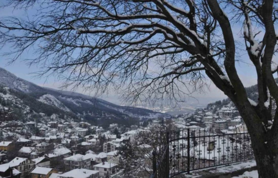 Tarihi İlçenin Kış Güzelliği Mest Etti