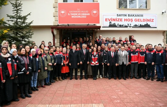 Tarım ve Orman Bakanı Yumaklı, Kastamonu İl Müdürlüğünü Ziyaret Etti