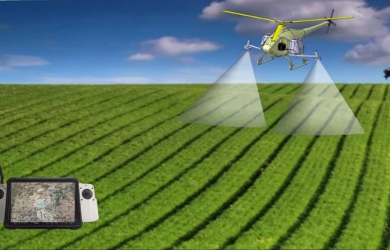 Tarımsal ilaçlamada helikopterli dönem