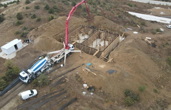 Taşköprü'de arıtma tesisi inşaatı tam gaz devam