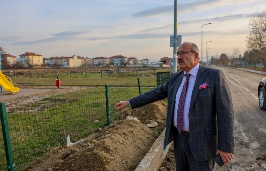 Taşköprü Ethem Mahallesi'nde Yol Çalışmaları İncelendi