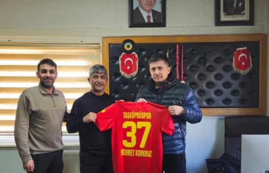 Taşköprüspor'dan, Mehmet Korkmaz'a Ziyaret