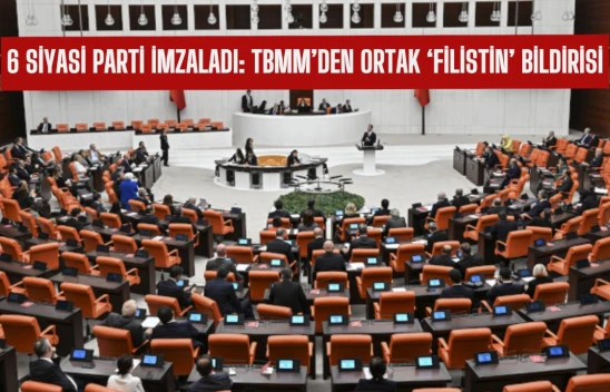 TBMM'den ortak 'Filistin' bildirisi