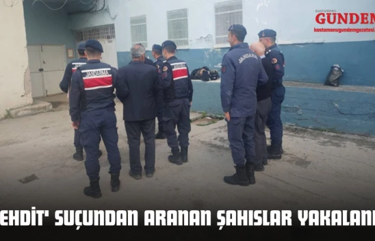 'Tehdit' Suçundan Aranan Şahıslar Yakalandı