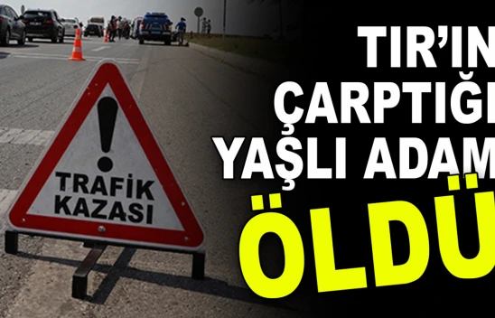 TIR'ın Çarptığı Yaşlı Adam Öldü