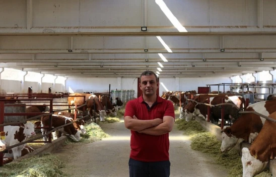 TKDK Desteğiyle Köyünde Süt Üretim Çiftliği Kurdu