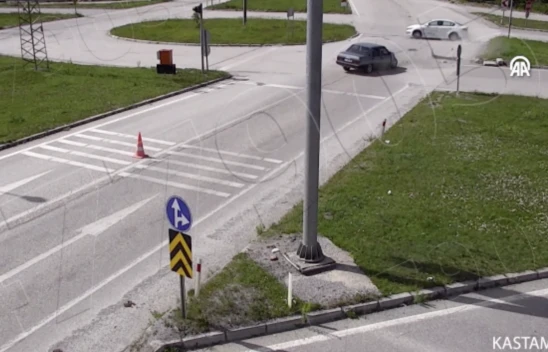Tokat ve Kastamonu'daki Trafik Kazaları KGYS Kameralarına Yansıdı