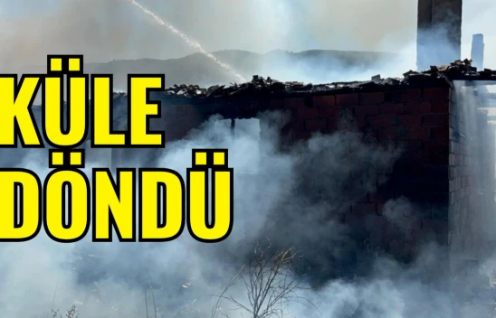 Tosya'da 1 Ev Kül Oldu