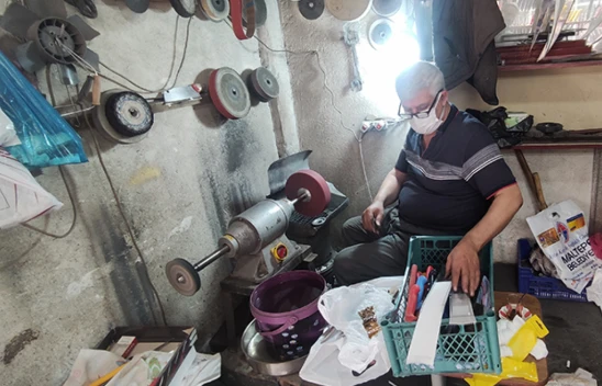 Tosya'da bıçakçıların bayram mesaisi