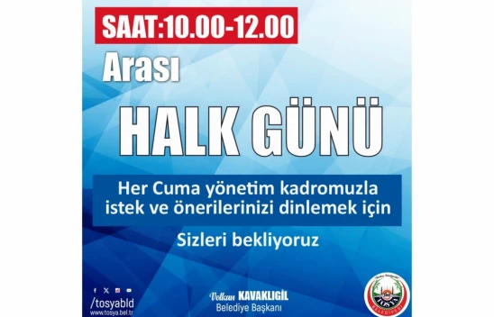 Tosya'da Her Cuma Vatandaşlar Dinleniyor