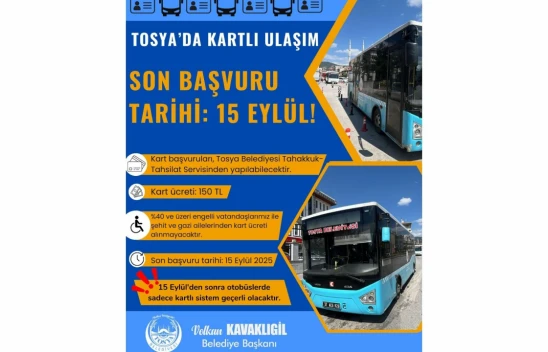 Tosya'da Ulaşımda Yeni Döneme Geri Sayım
