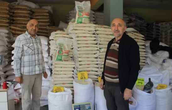 Tosya'da Yeni Sezon Pirinçler Satışa Sunuldu