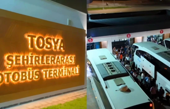 Tosya Otogarı Bayramın Son Gününde Doldu Taştı