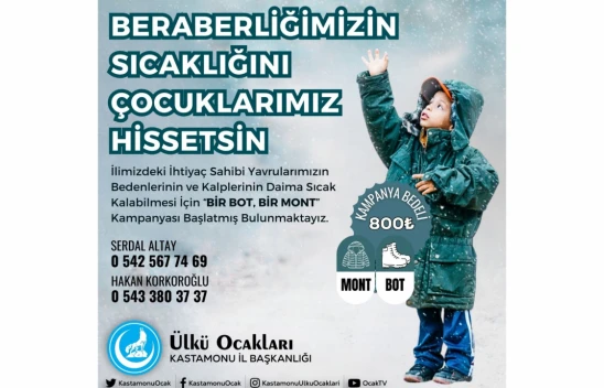 Ülkü Ocakları İl Başkanlığı'ndan Hayırseverlere Çağrı