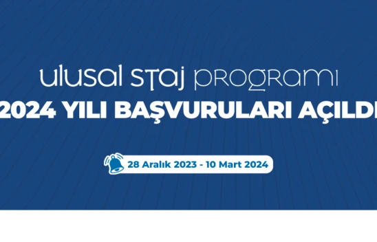 Ulusal Staj Programı Başvuruları Açıldı