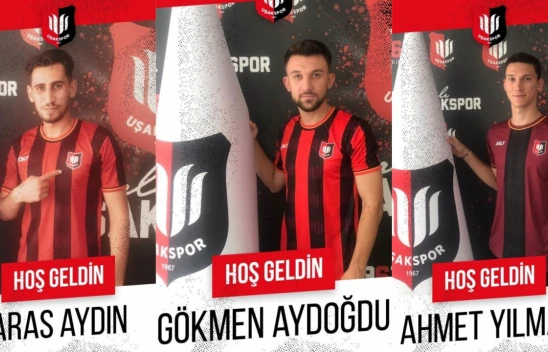 Uşakspor'dan 3 takviye