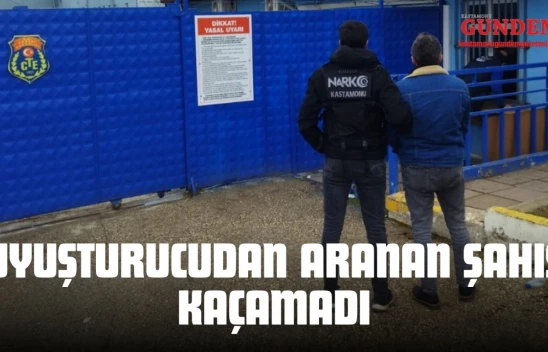 Uyuşturucudan Aranan Şahıs Kaçamadı