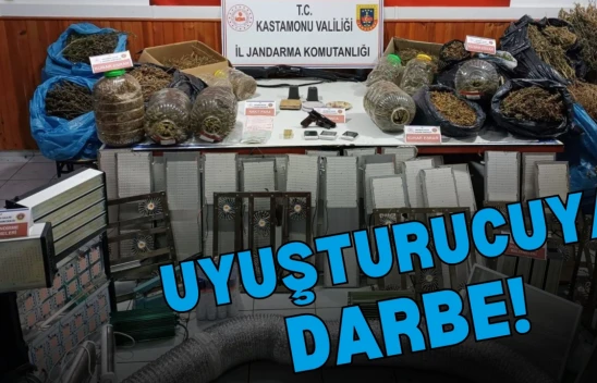 Kastamonu'da Uyuşturucuya Darbe!