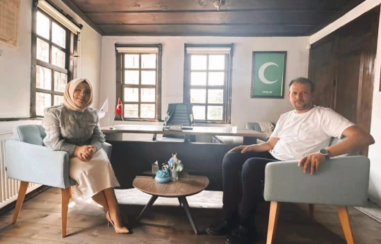 Vakıflar Bölge Müdürü Halil Alper'den Yeşilay Kastamonu Şubesine Ziyaret