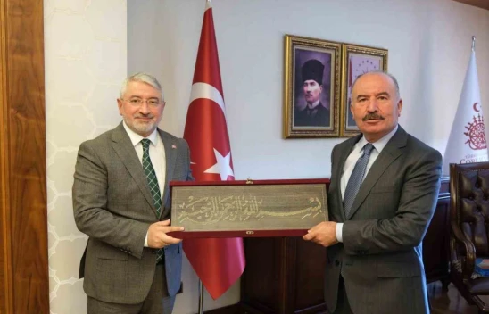 Vali Çalgan'a İlk Ziyaret Başkan Aşgın'dan