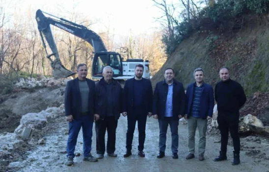 Velioğlu Köyü Yolunda Çalışmalar Sürüyor