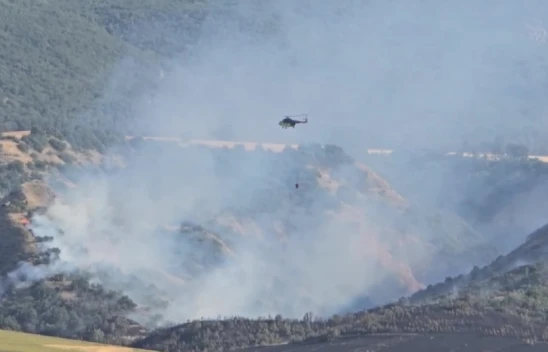 Yangına Müdahale Etmek İçin Kastamonu'dan Havalandı