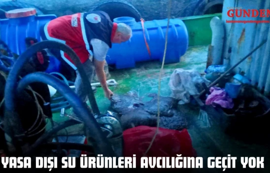 Yasa Dışı Su Ürünleri Avcılığına Geçit Yok