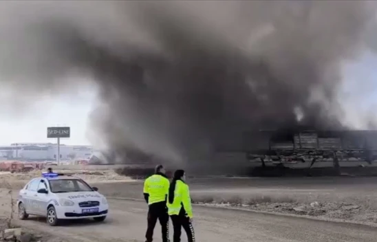 Yatak Fabrikasında Yangın Çıktı