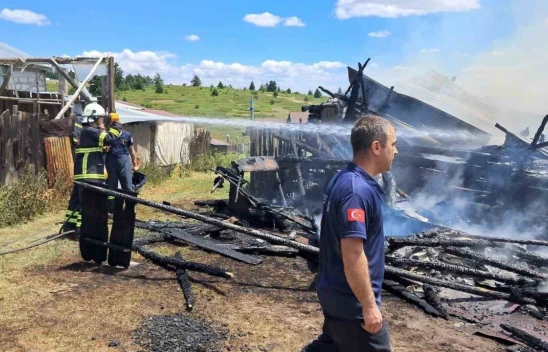 Yayla Evi Küle Döndü