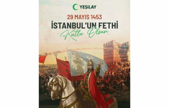 Yeşilay Kastamonu Şubesi'nden Fetih Mesajı
