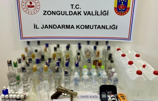 Litrelerce Sahte Alkol Ele Geçirildi