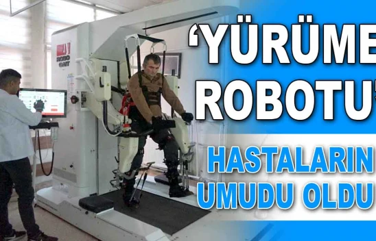'Yürüme Robotu' Hastaların Umudu Oldu