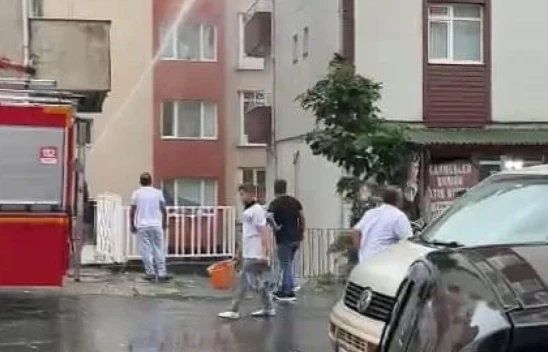 Çıkan Yangın Korkuttu