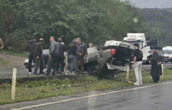 Islak Zemin Kazaya Neden Oldu